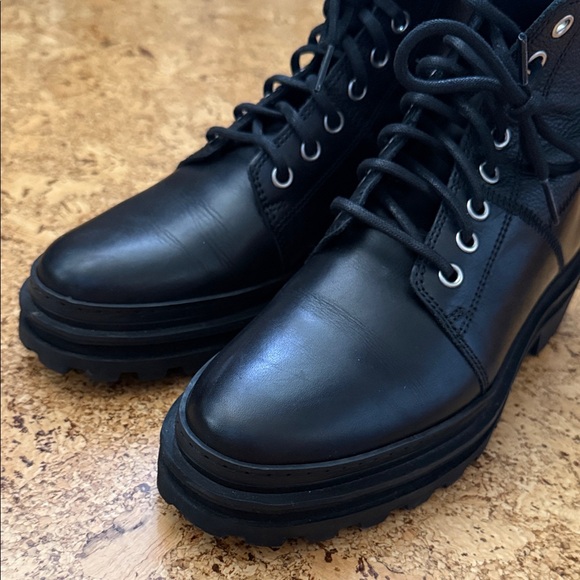 A.P.C. Black Leather boots - Picture 4 of 7
